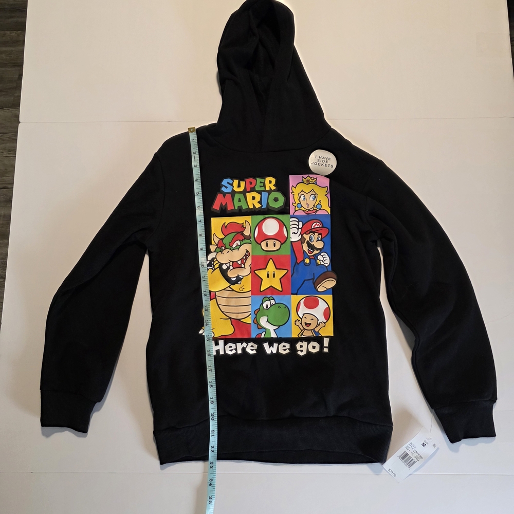 Nintendo Super Mario Black Hoodie